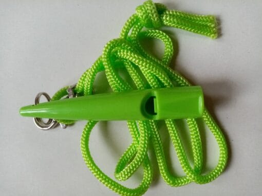 vanguard gundog whistle lime green